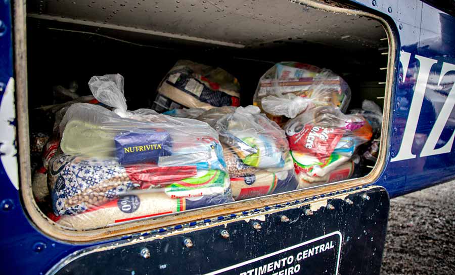 Governo envia 700 kg de insumos em apoio à população atingida pela cheia em Santa Rosa do Purus