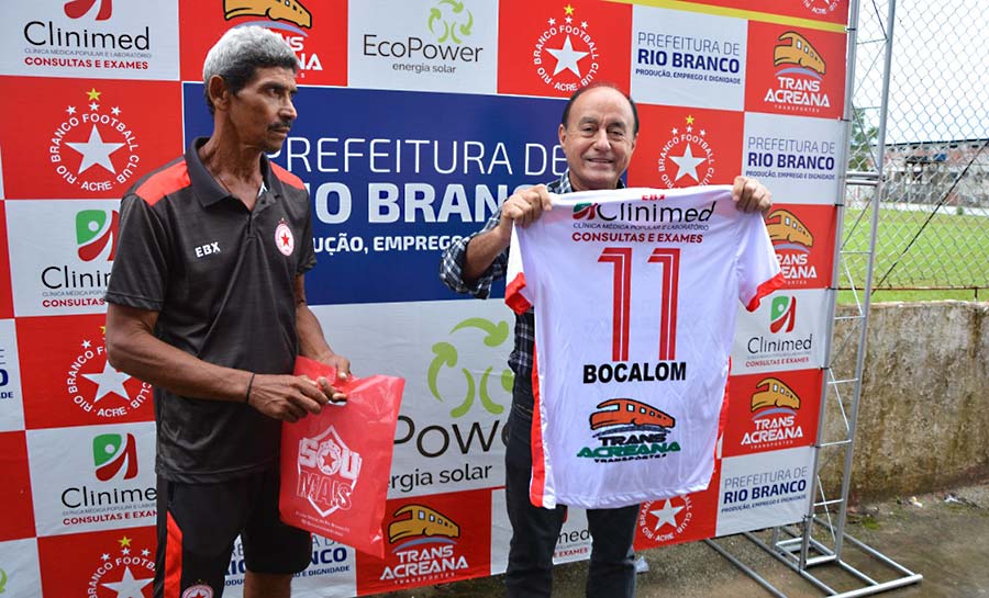 Prefeitura apoia o time Rio Branco Futebol Clube nas competições nacionais e firma parceria