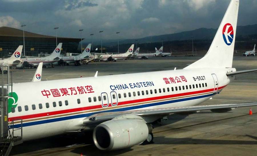 Ações da China Eastern Airlines caem mais de 7% após queda de avião