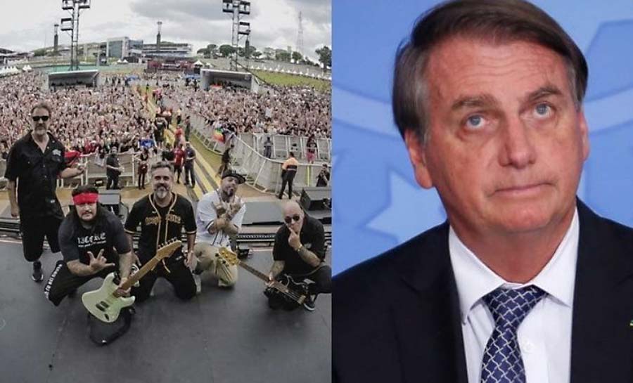 ‘Lollapalooza’: Detonautas faz protesto contra Bolsonaro em show