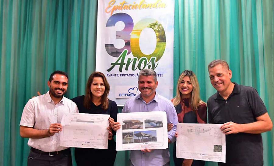 Mara Rocha participa da apresentação do projeto da ponte que liga Epitaciolândia à Brasileia, fruto de emenda de sua autoria