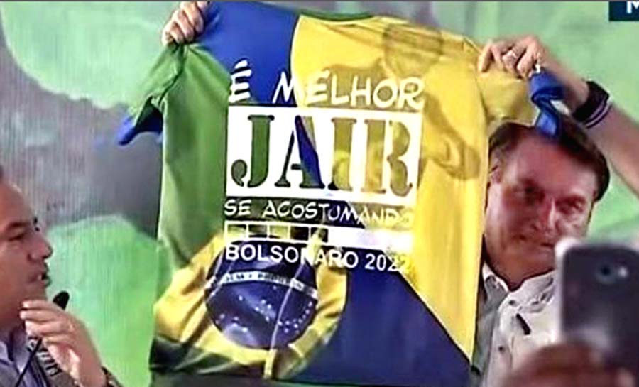 Bolsonaro22 ganha estrutura política, mas perde o discurso
