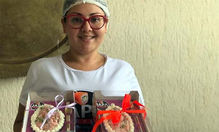 Empresária aposta em ovos de Páscoa de sushi para aumentar vendas na semana santa no AC