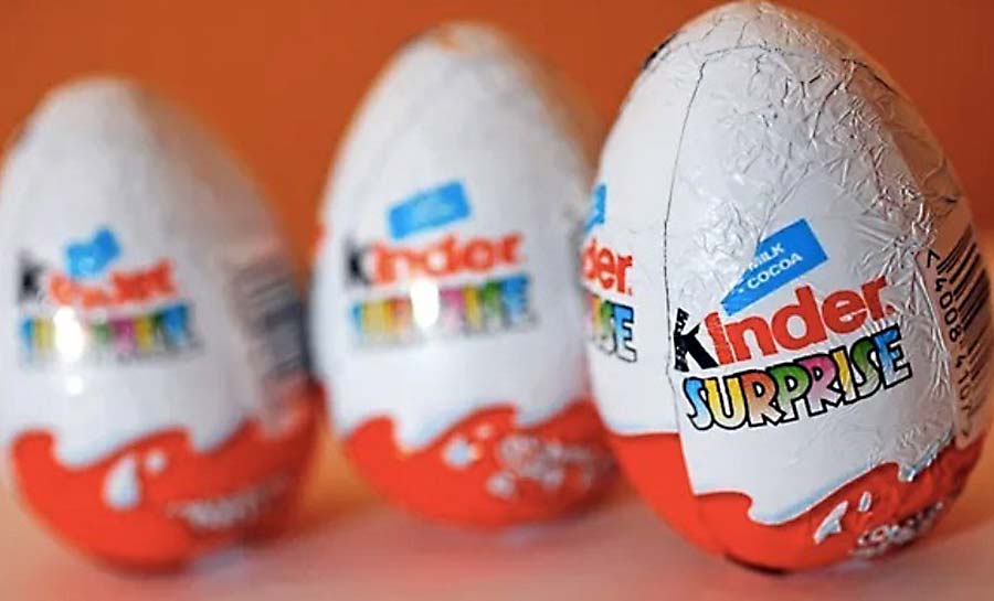 Salmonella em chocolates da Kinder: Veja o que se sabe sobre o caso