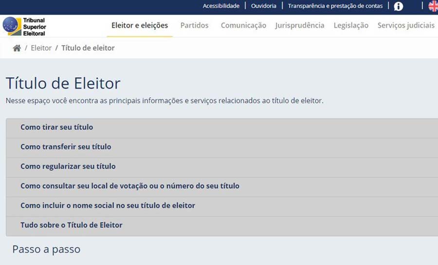 Título de Eleitor: site do TSE fica temporariamente fora do ar