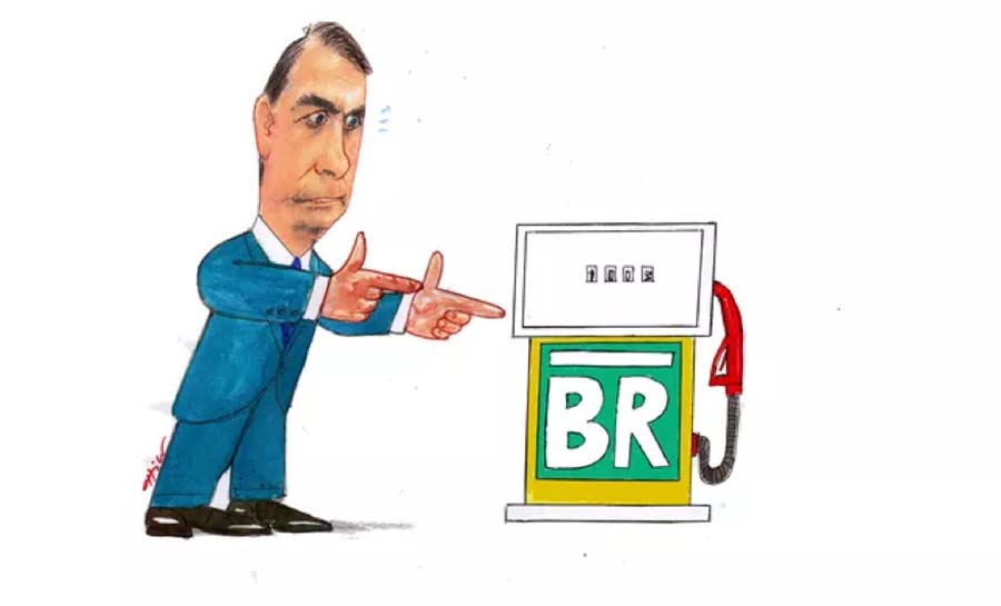 Bolsonaro finge não ter responsabilidade pelo preço da gasolina