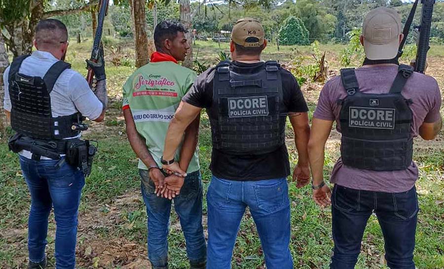 Autor de roubo de caminhonete no município de Plácido de Castro é preso na zona rural de Capixaba