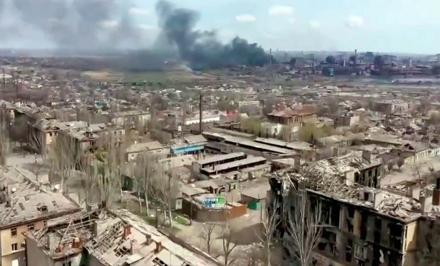 Guerra: Rússia assume controle da siderúrgica em Mariupol