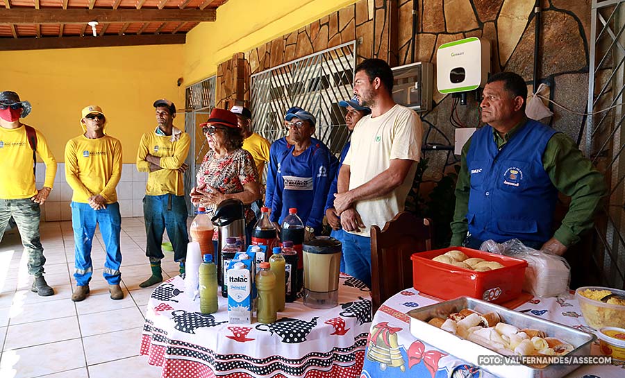 Equipes da Prefeitura são recebidas com café da manhã no Tucumã em agradecimento aos serviços realizados no bairro