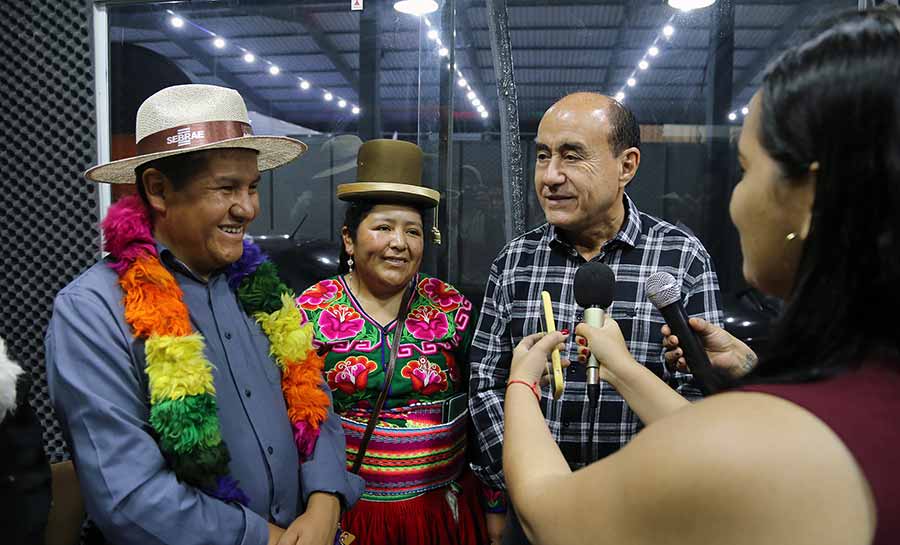 Durante visita à Expoacre, prefeito de Rio Branco conhece governador de Puno, no Peru