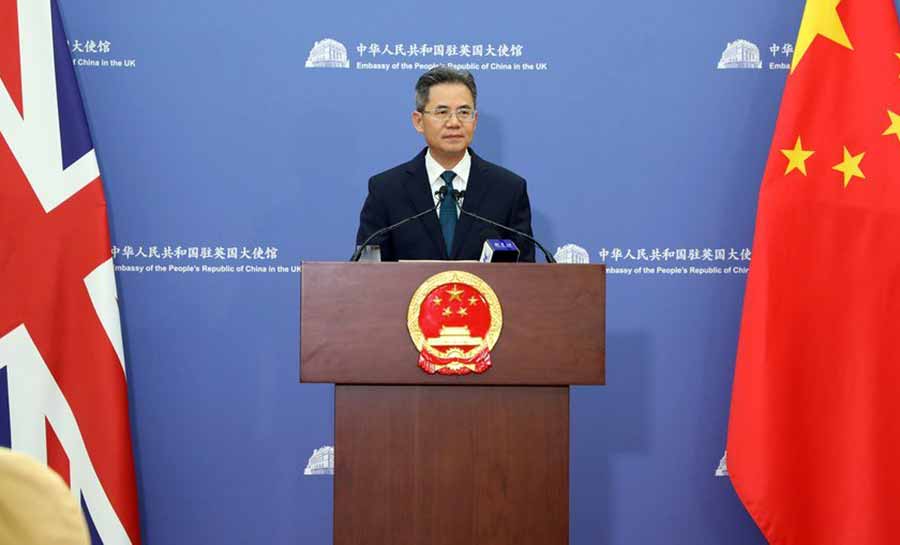Embaixador da China alerta Reino Unido sobre aproximação com Taiwan