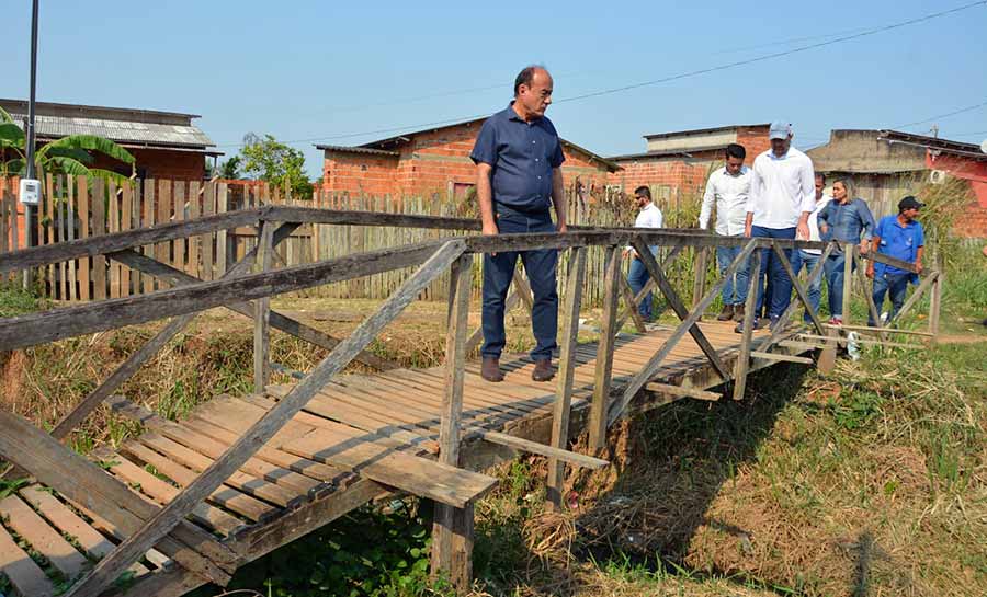 Prefeitura de Rio Branco anuncia a construção de três passarelas no bairro Alto Alegre