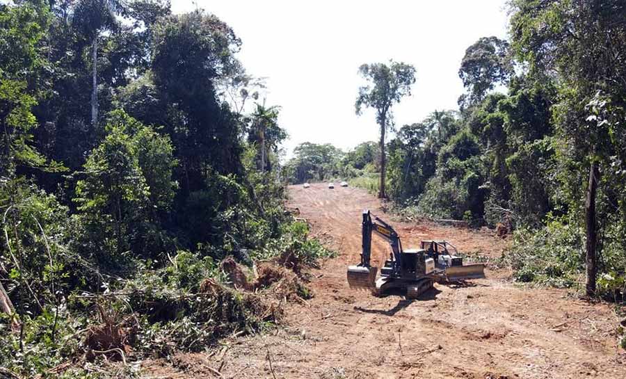 MP apura possíveis danos ambientais causados pela abertura de estrada entre Cruzeiro do Sul e Porto Walter