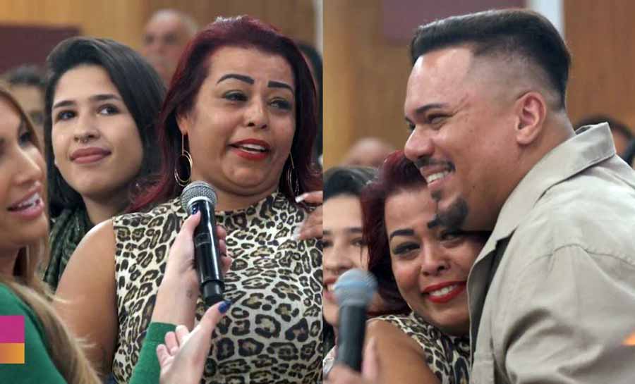 Fã se emociona ao conhecer o grupo Sorriso Maroto ao vivo na Globo