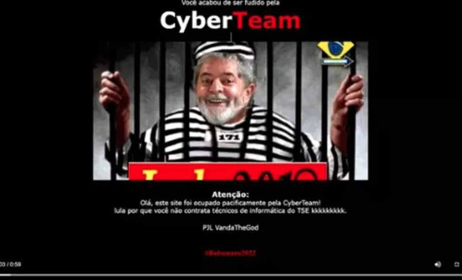 Hackers invadem página oficial de Lula na reta final da campanha