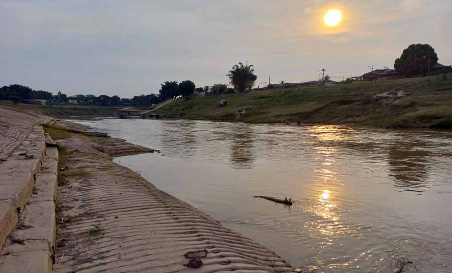 Seca severa: Rio Acre volta a registrar menor cota da história na capital