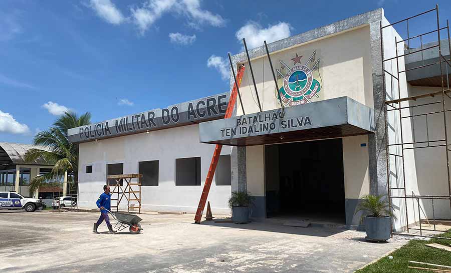 Governo do Acre inicia obras no Batalhão da Polícia Militar de Cruzeiro do Sul