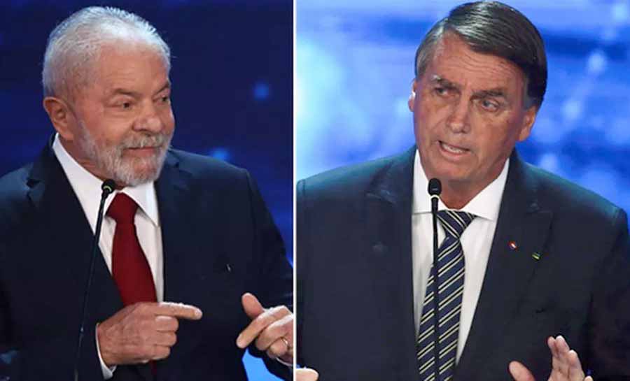 Instituto Veritá: Bolsonaro tem 48,7% no segundo turno, e Lula, 46,4%