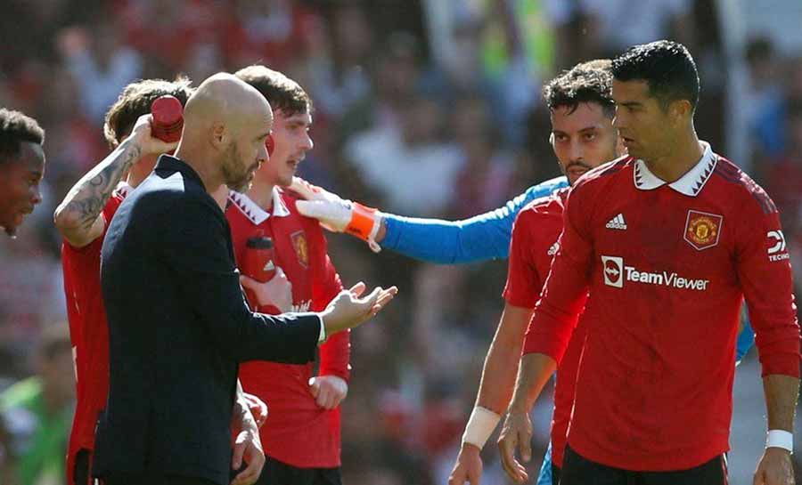 Cristiano Ronaldo é ‘apoiado’ com possível saída de técnico do United