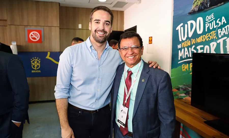 Gonzaga parabeniza governador Eduardo Leite por reeleição e discute fortalecimento do PSDB no Acre