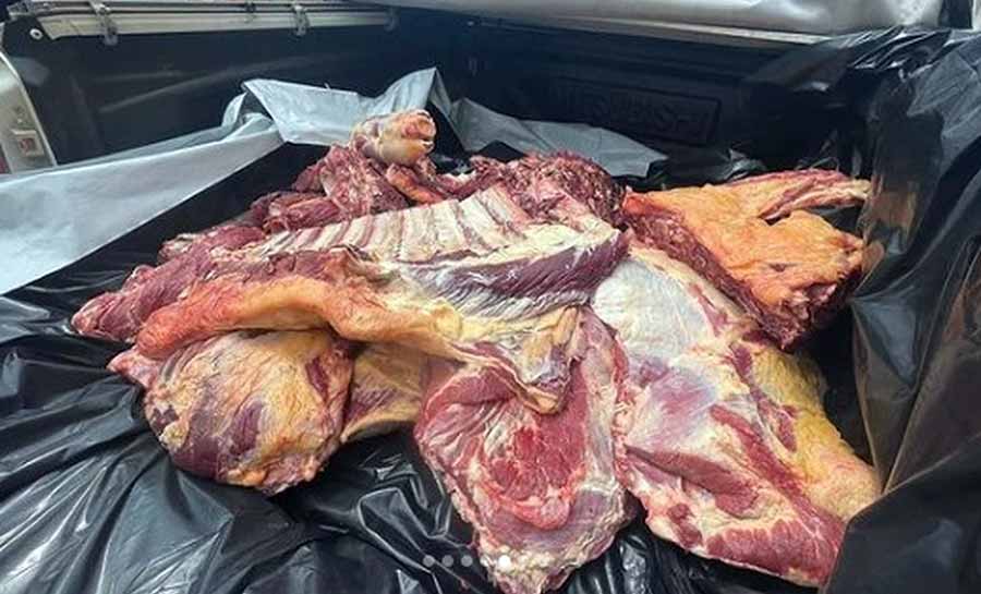 Mais de 400 quilos de carne imprópria para consumo são apreendidos em açougues no interior do AC