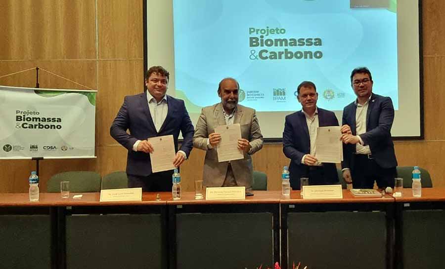 Governo do Acre, Instituto Jardim Botânico e Ipam firmam cooperação para implementação de Projeto Biomassa & Carbono