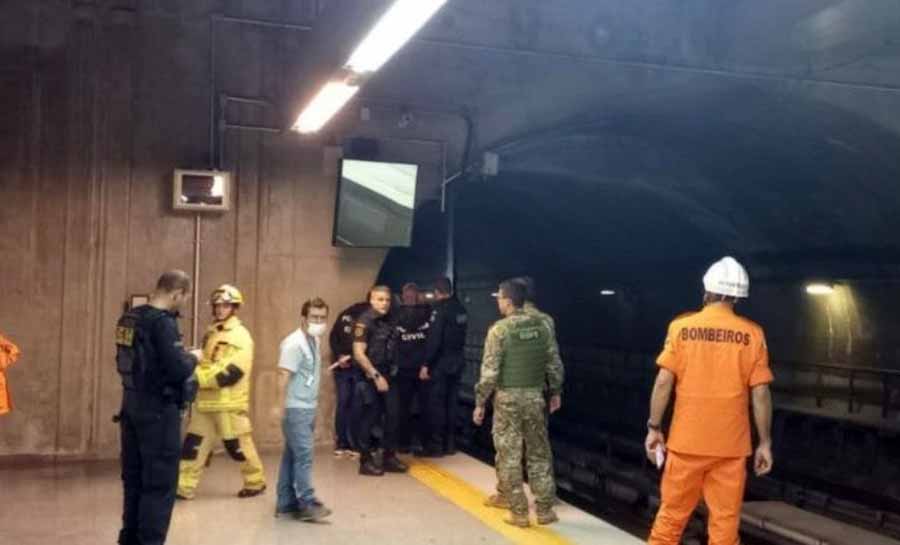Polícia diz que bomba em metrô de Brasília é alarme falso