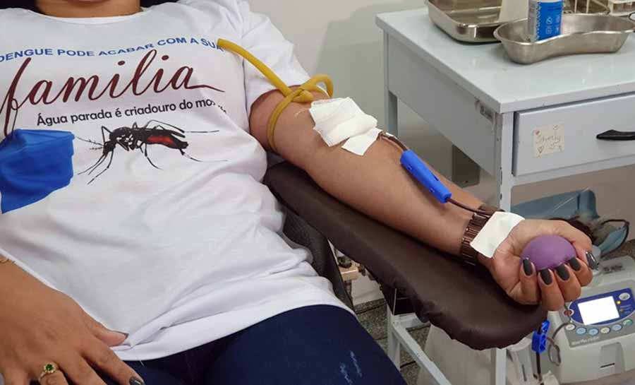 Com chegada do carnaval, Hemoacre convoca doadores para aumentar estoque: ‘Sangue é vida’
