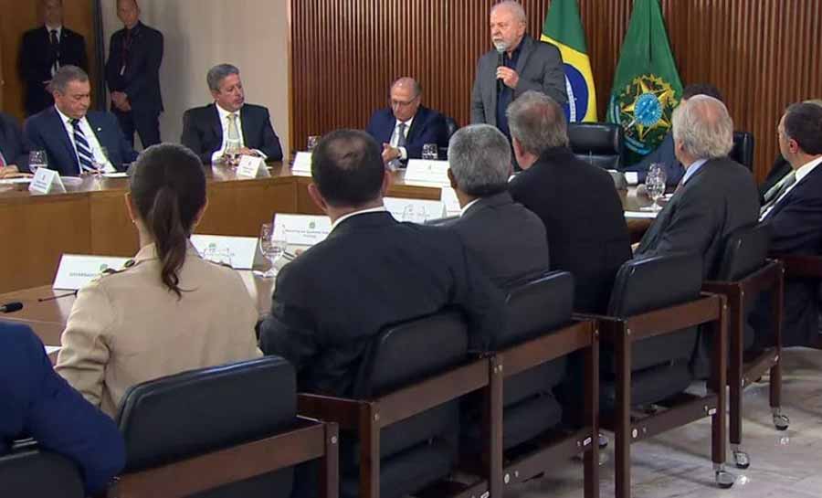 Governadores se reúnem com Lula para pedir compensação do ICMS