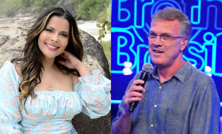 Ex-BBB Gyselle Soares recorda beijo em Pedro Bial: ‘Adoro um coroa’