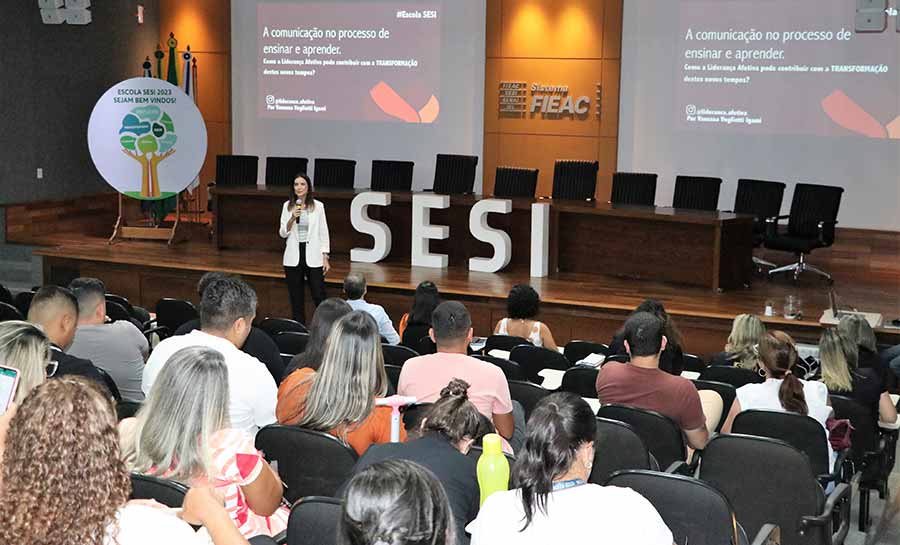 Escola SESI realiza acolhida a professores e colaboradores para o ano letivo de 2023