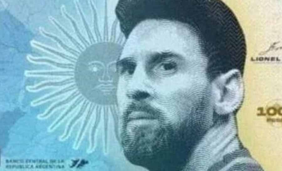Messi deve estampar nota de 10 mil pesos na Argentina