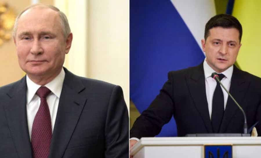 Putin e Zelensky se manifestam na véspera de um ano da guerra