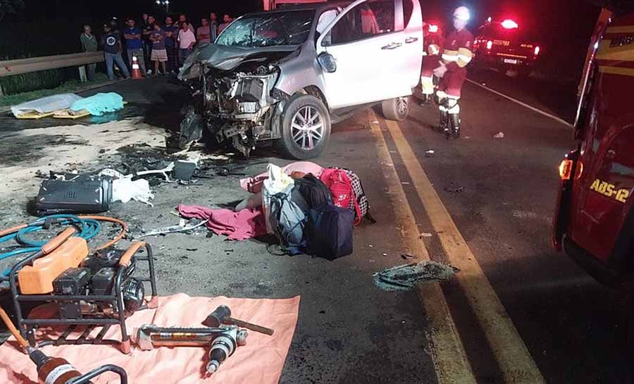Quatro mulheres morrem em acidente na BR-163; PRF acha bebida no carro