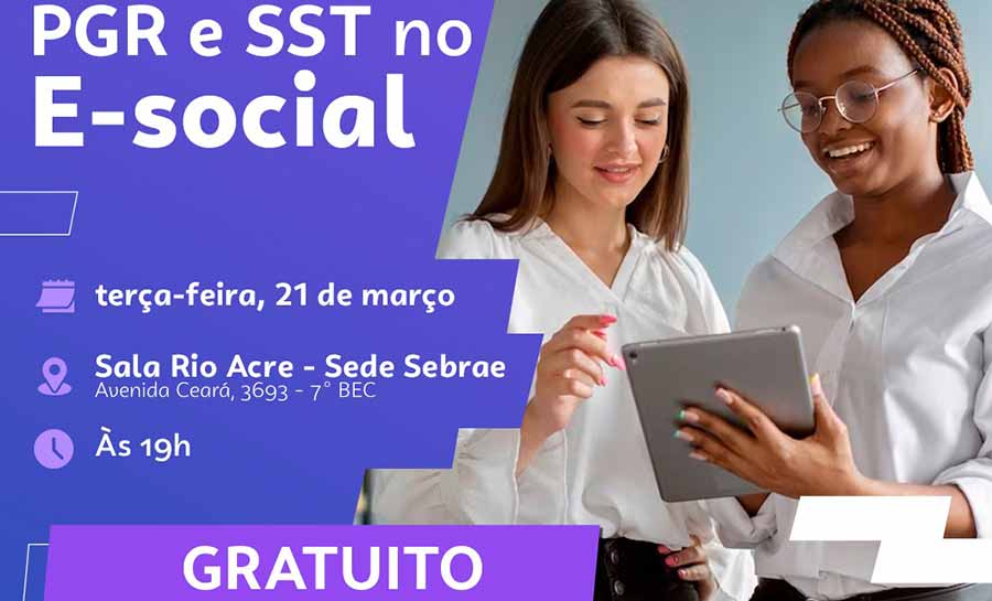 Fecomércio-AC convida empresários do setor de autopeças e reparação para tira-dúvidas sobre SST e PGR no e-social