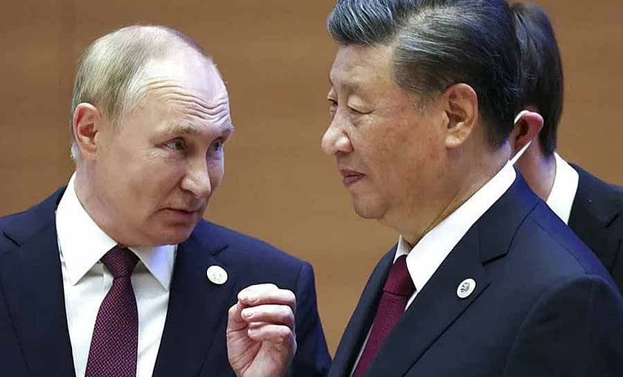 Presidente da China desembarca na Rússia para reuniões com Putin