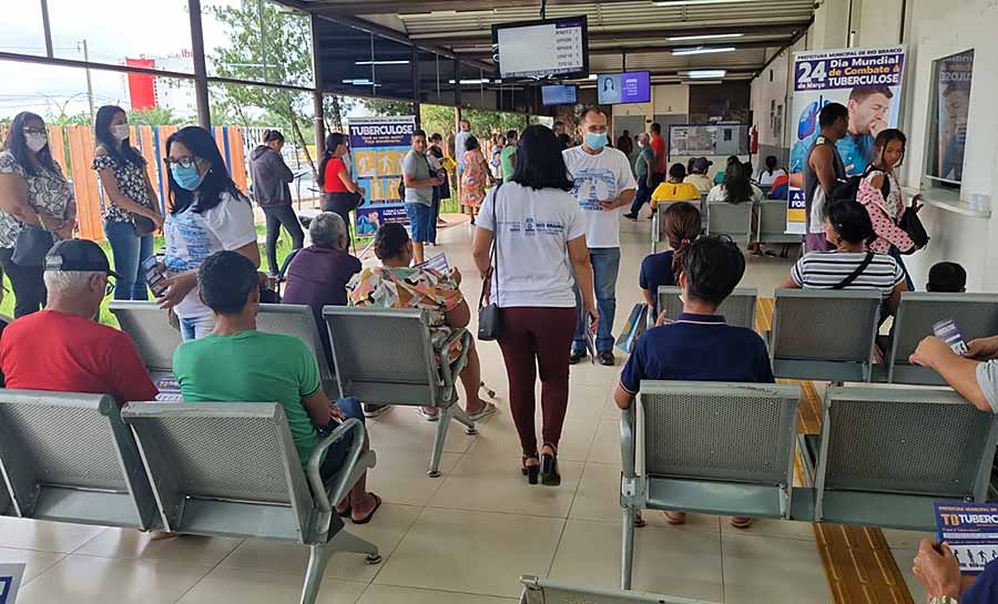 Prefeitura de Rio Branco realiza busca ativa e dá orientações durante a semana de combate à tuberculose