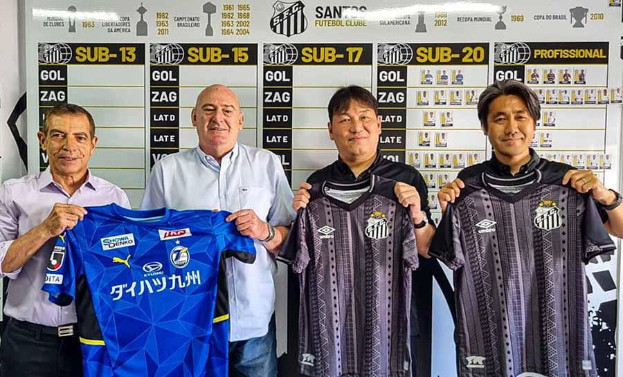 Santos e time japonês firmam parceria para intercâmbio esportivo