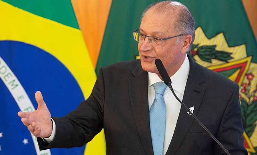 Alckmin defende reforma tributária e critica impostos: ‘Ilógio’