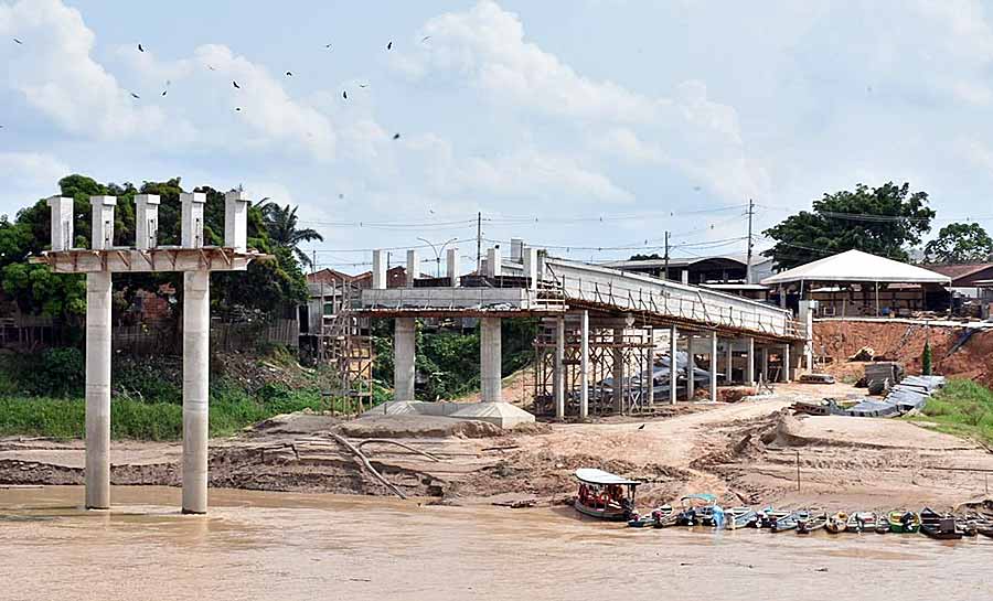 Governo avança na construção da ponte do Segundo Distrito de Sena Madureira