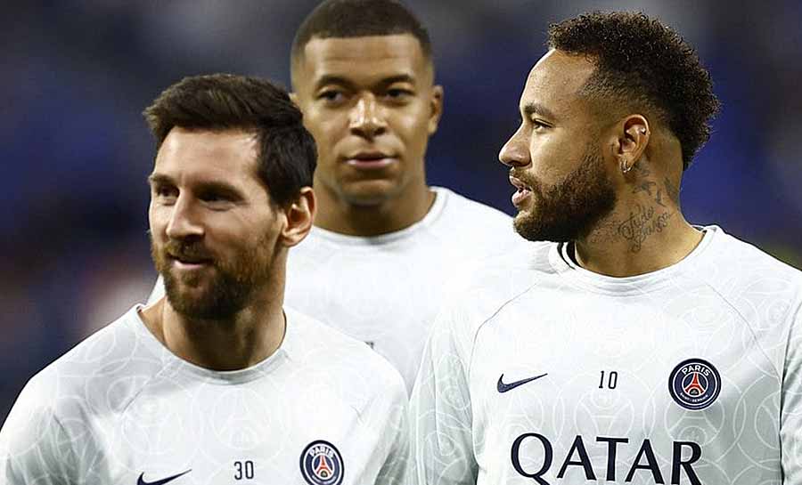 Com ‘ajuda’ de Messi e Neymar, PSG confirma prejuízo de R$ 2 bilhões