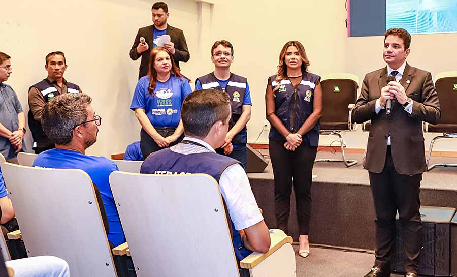 Governador Gladson Cameli prestigia seminário do Instituto de Terras do Acre