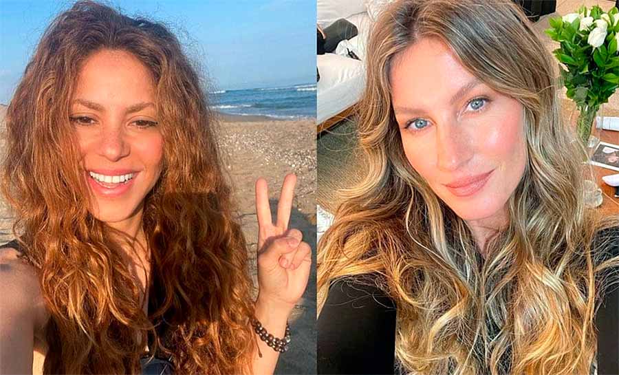 Solteiras, Shakira e Gisele Bündchen são vistas juntas em Miami