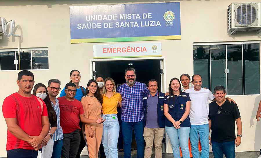 Em Cruzeiro do Sul, Alan Rick entrega área de lazer em abrigo e vistoria novo bloco da unidade de saúde da Vila Santa Luzia