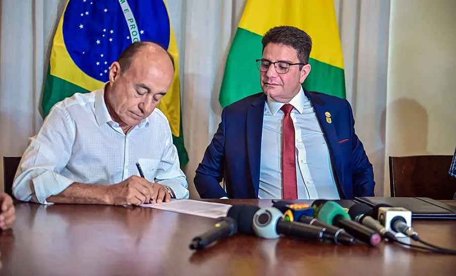 Governo e prefeitura assinam acordo para reativação de estações de tratamento de esgoto em Rio Branco