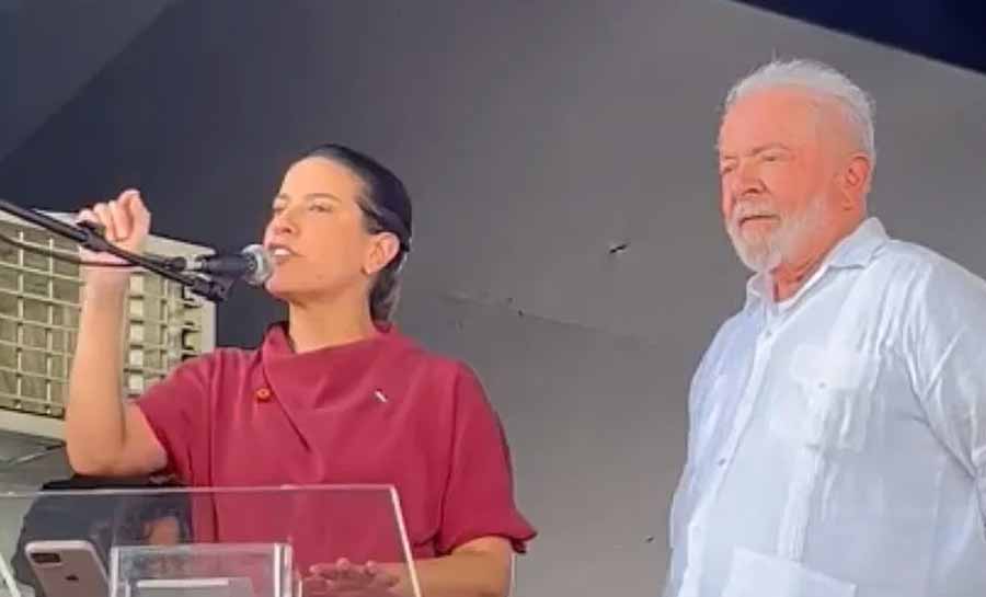 Governadora do Pernambuco é vaiada em evento com Lula