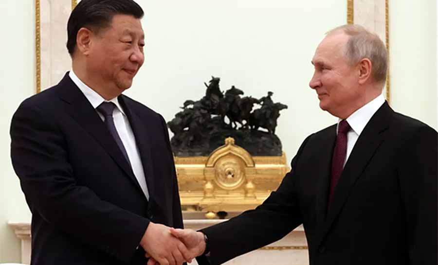 Até onde a China iria para evitar um colapso russo?