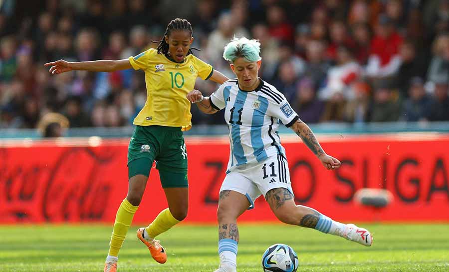 Copa feminina: Argentina e África do Sul empatam em jogo movimentado