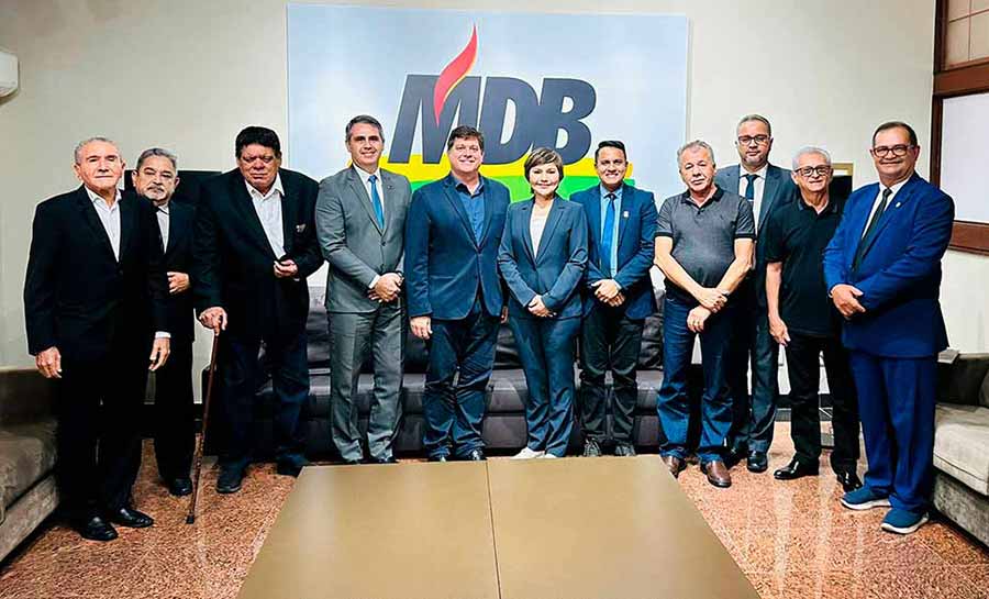 Marcus Alexandre se filia ao MDB em ato com Baleia Rossi em Brasília