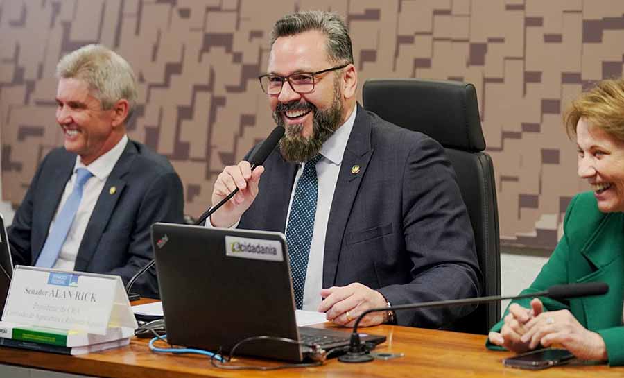 Senador Alan Rick (AC) é eleito presidente da Comissão de Agricultura e Reforma Agrária